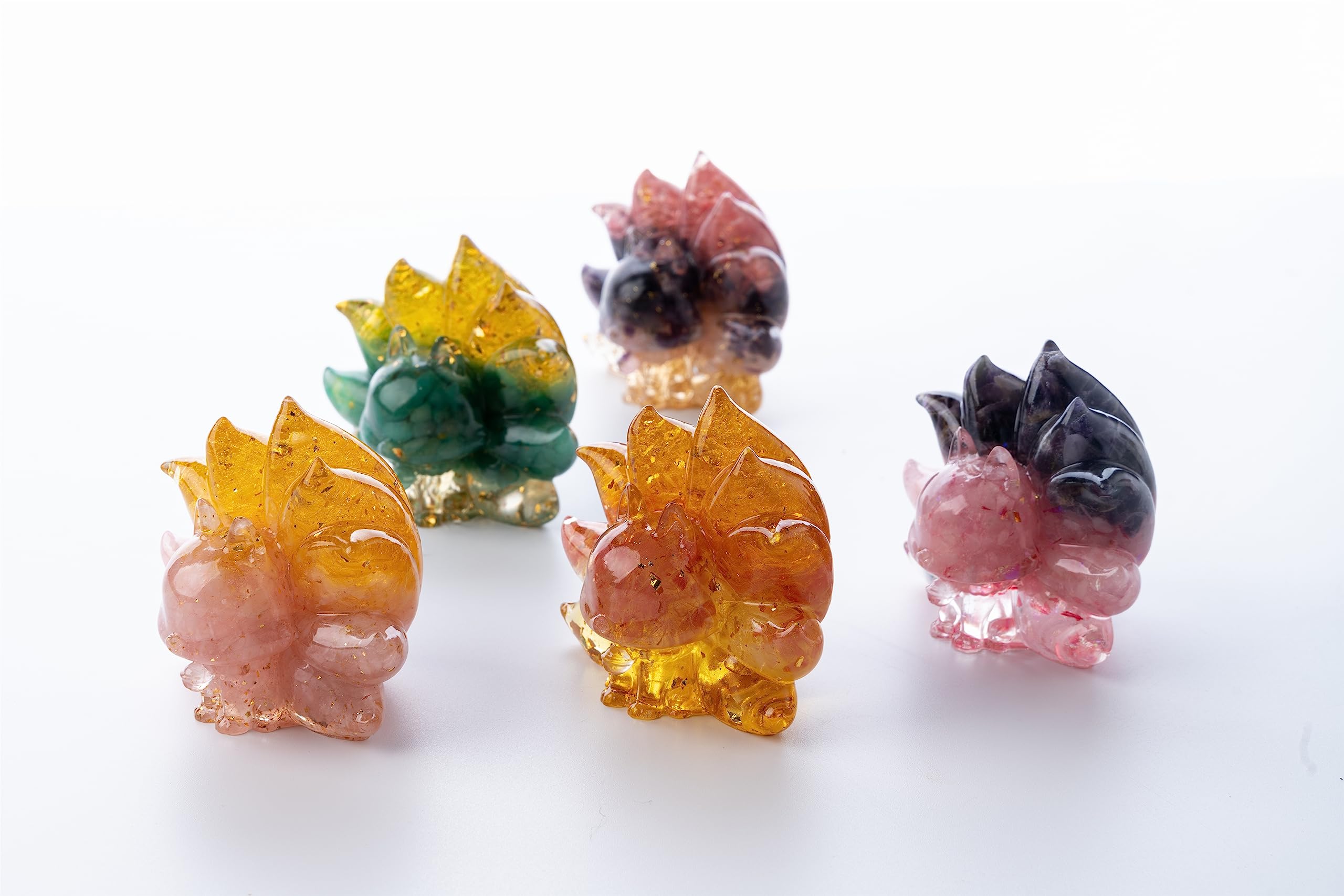 Amazon.com: impcenst Amethyst+Pink Crystal Nine Tailed Fox Uses